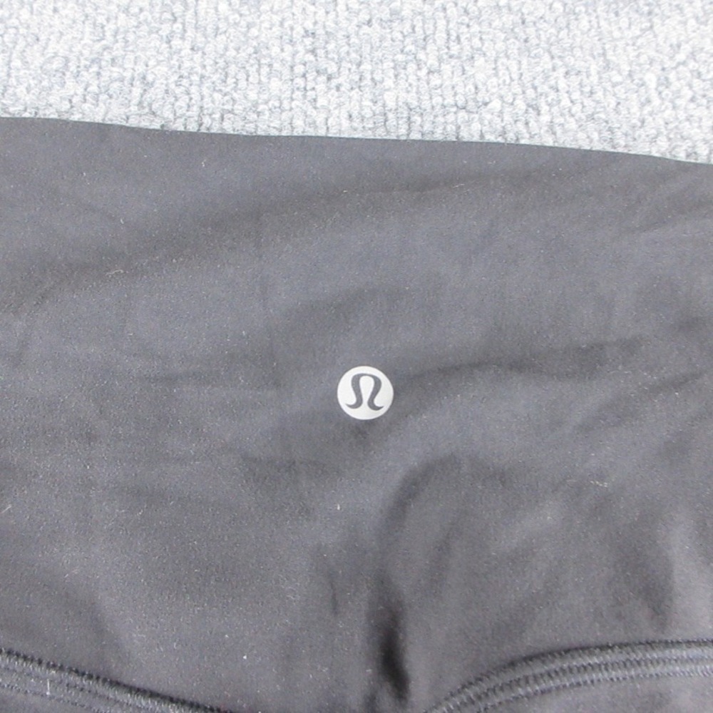 Lululemon Leggings Womens 6 Black High Rise Ankle Running Yoga Athleisure - Picture 4 of 7